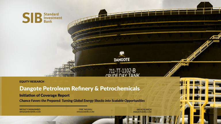 Dangote Petroleum Refinery & Petrochemicals | Initiation of Coverage Report